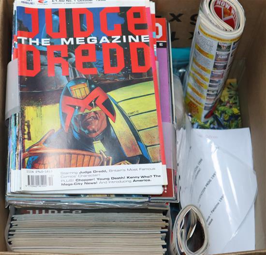 Judge Dredd - Eagle/Quality/Fleetway comics - 1st and 2nd Series (1983-1993), The Megazine (1990-2017), other comics, specials, annuals